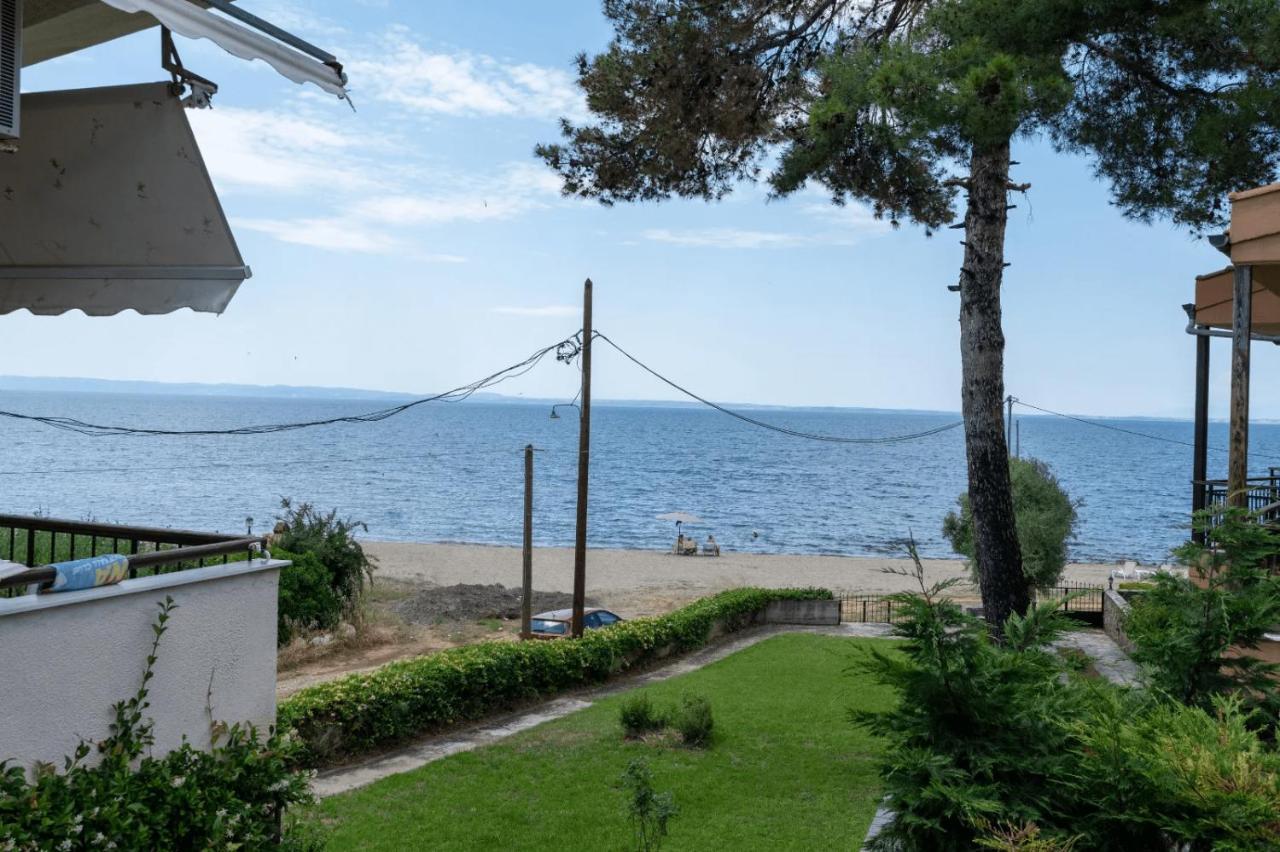 Ferienwohnung Seahouse With View Psakoudia Exterior foto