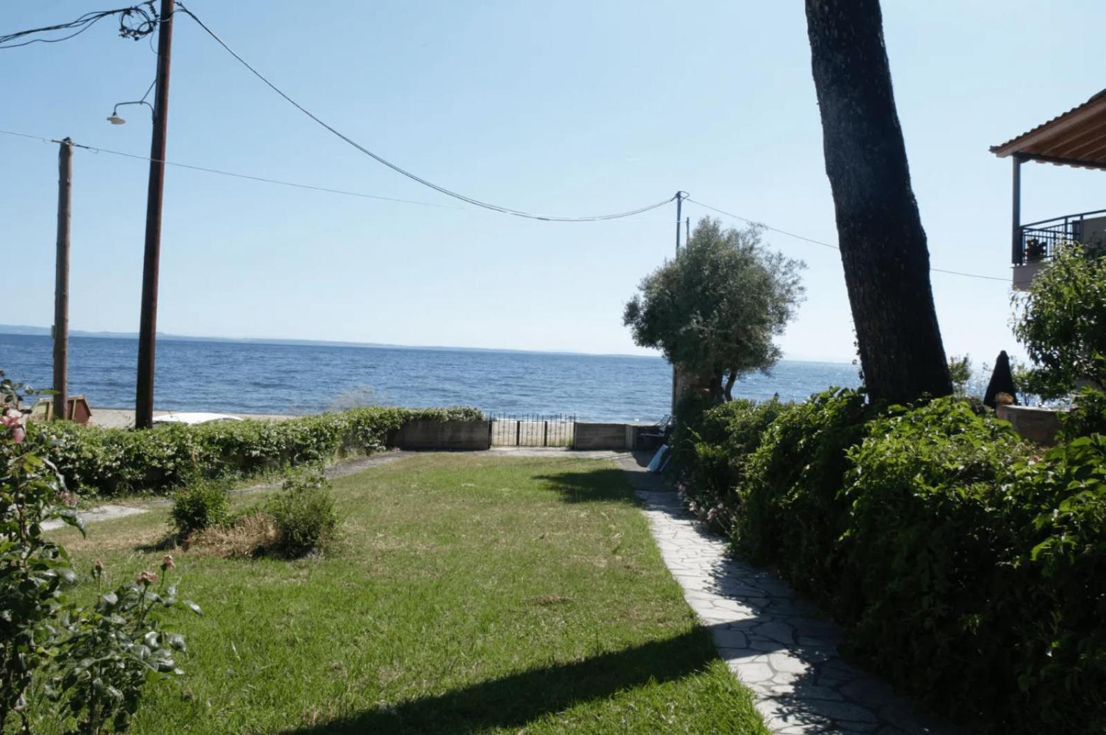 Ferienwohnung Seahouse With View Psakoudia Exterior foto
